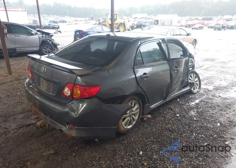 2010 Toyota Corolla S z USA, uszkodzony, nr VIN 2T1BU4EE7AC498942